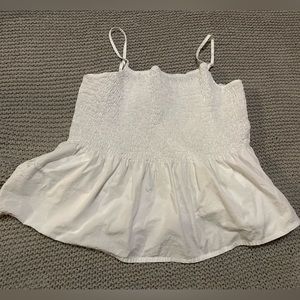 3X Freshman White Peasant top in perfect condition!